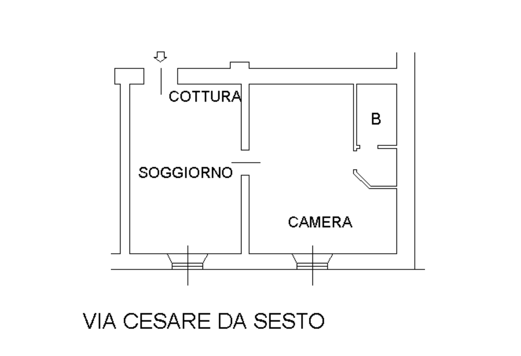Planimetria 1 Immobile Rif: 441010