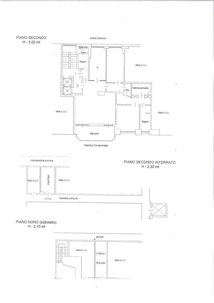 Planimetria 1 Immobile Rif: 460503