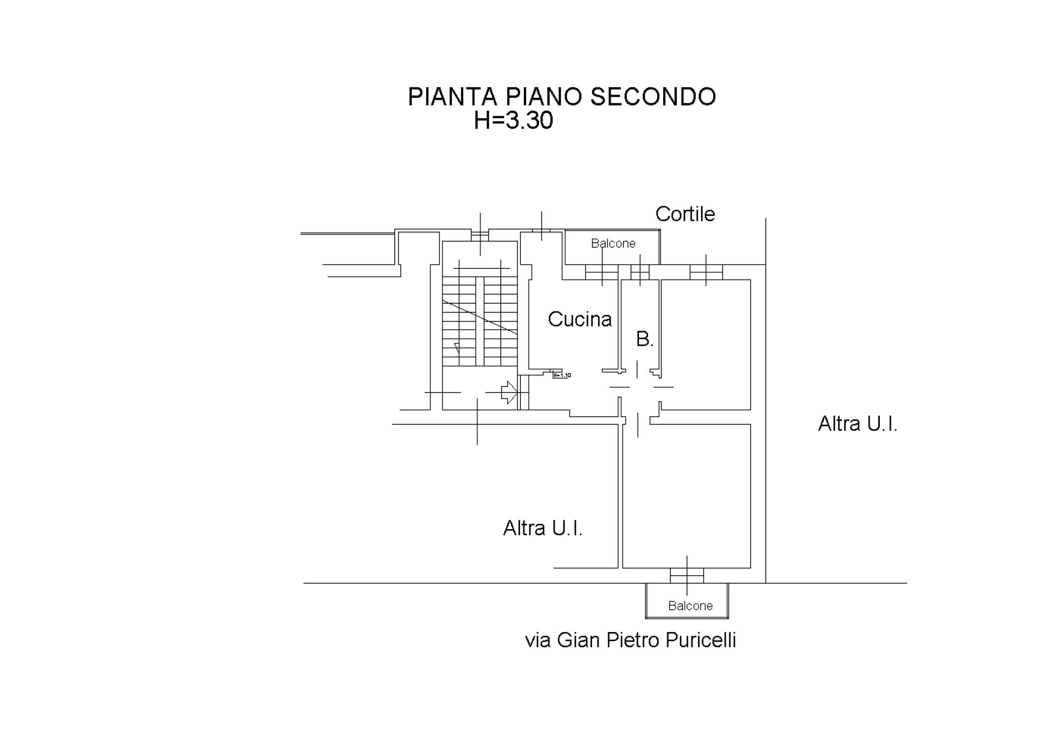 Planimetria 1 Immobile Rif: 450514/3