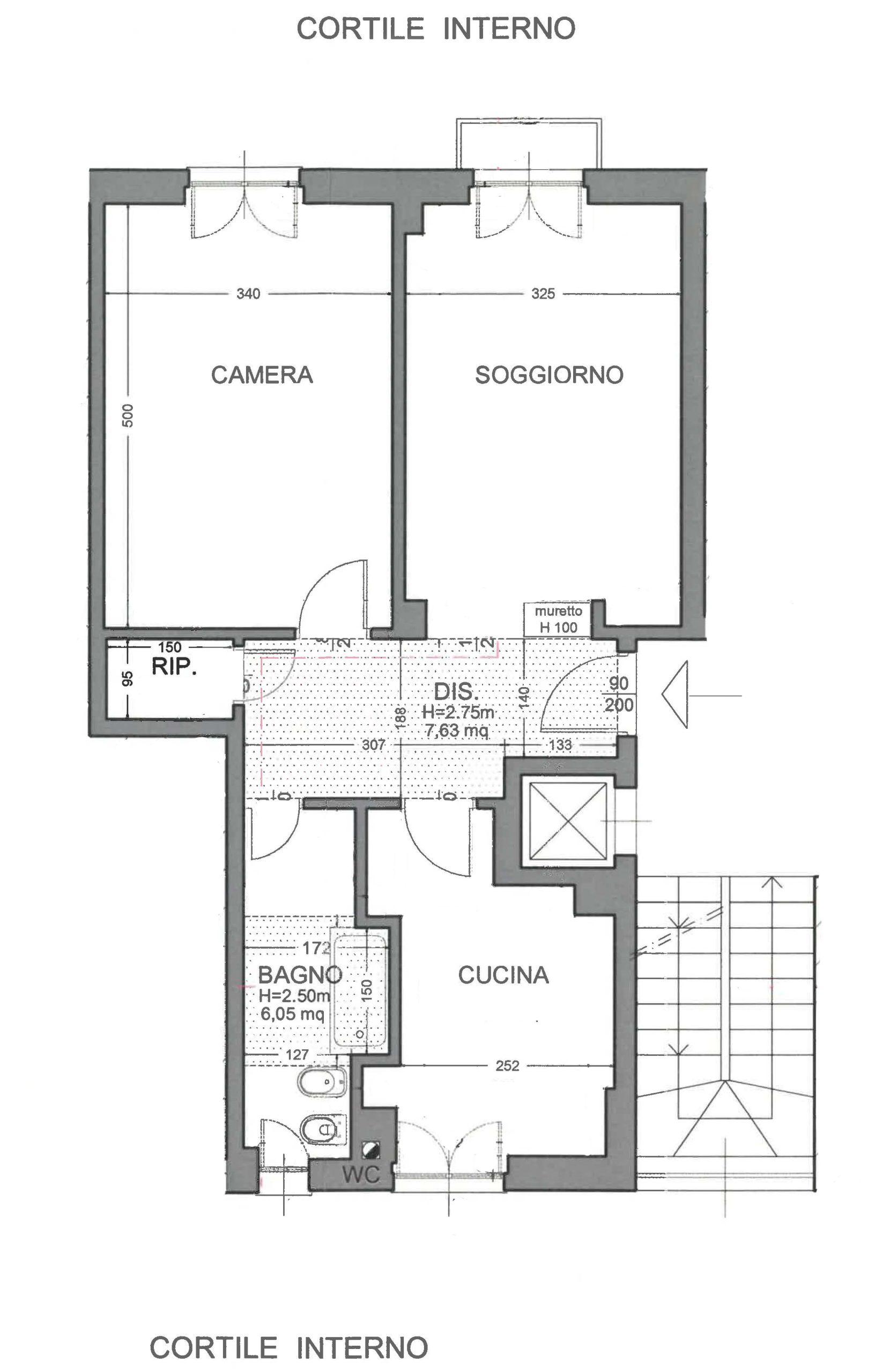 Planimetria 1 Immobile Rif: 460212