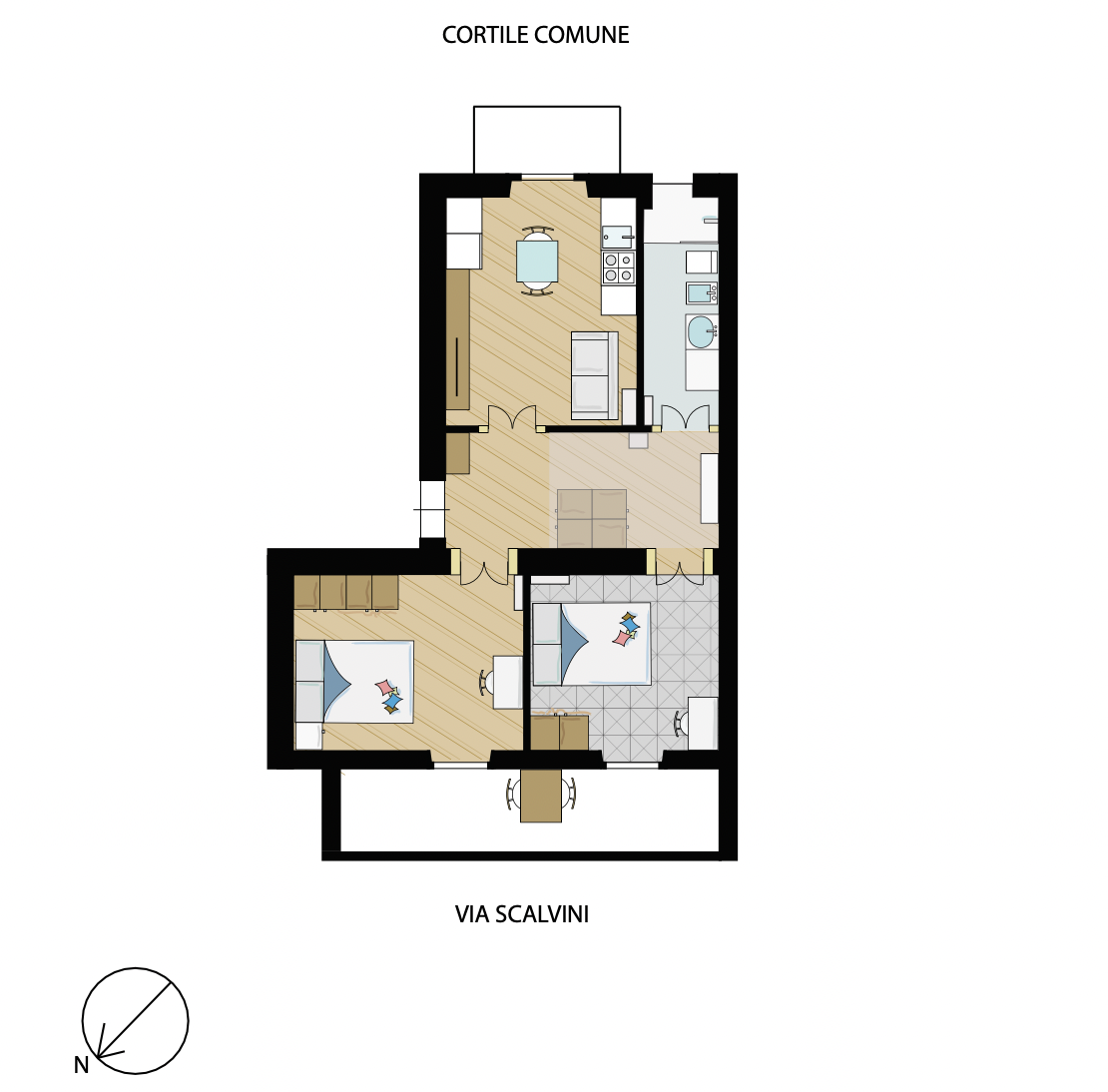 Planimetria 1 Immobile Rif: 450711