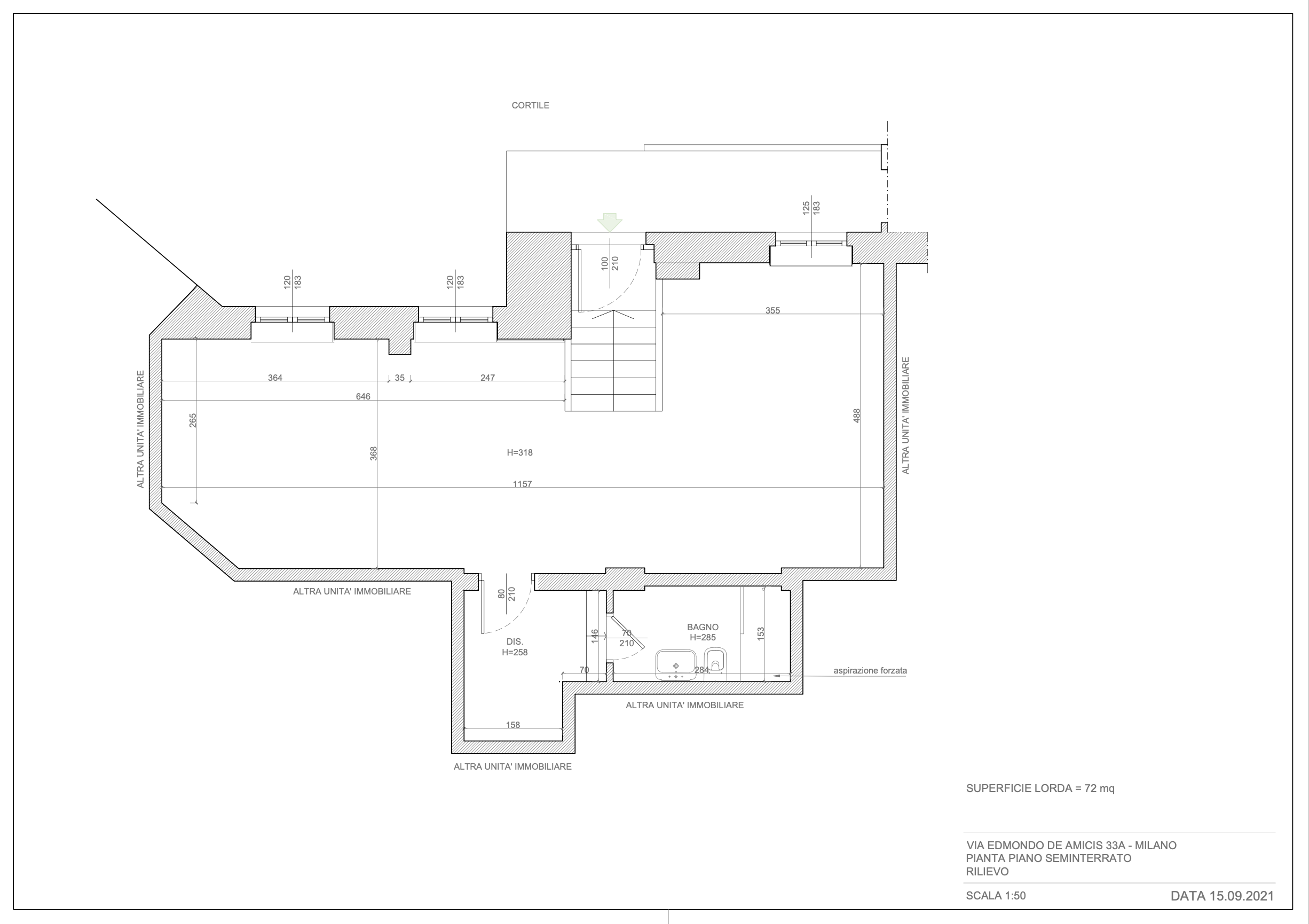 Planimetria 1 Immobile Rif: 430207