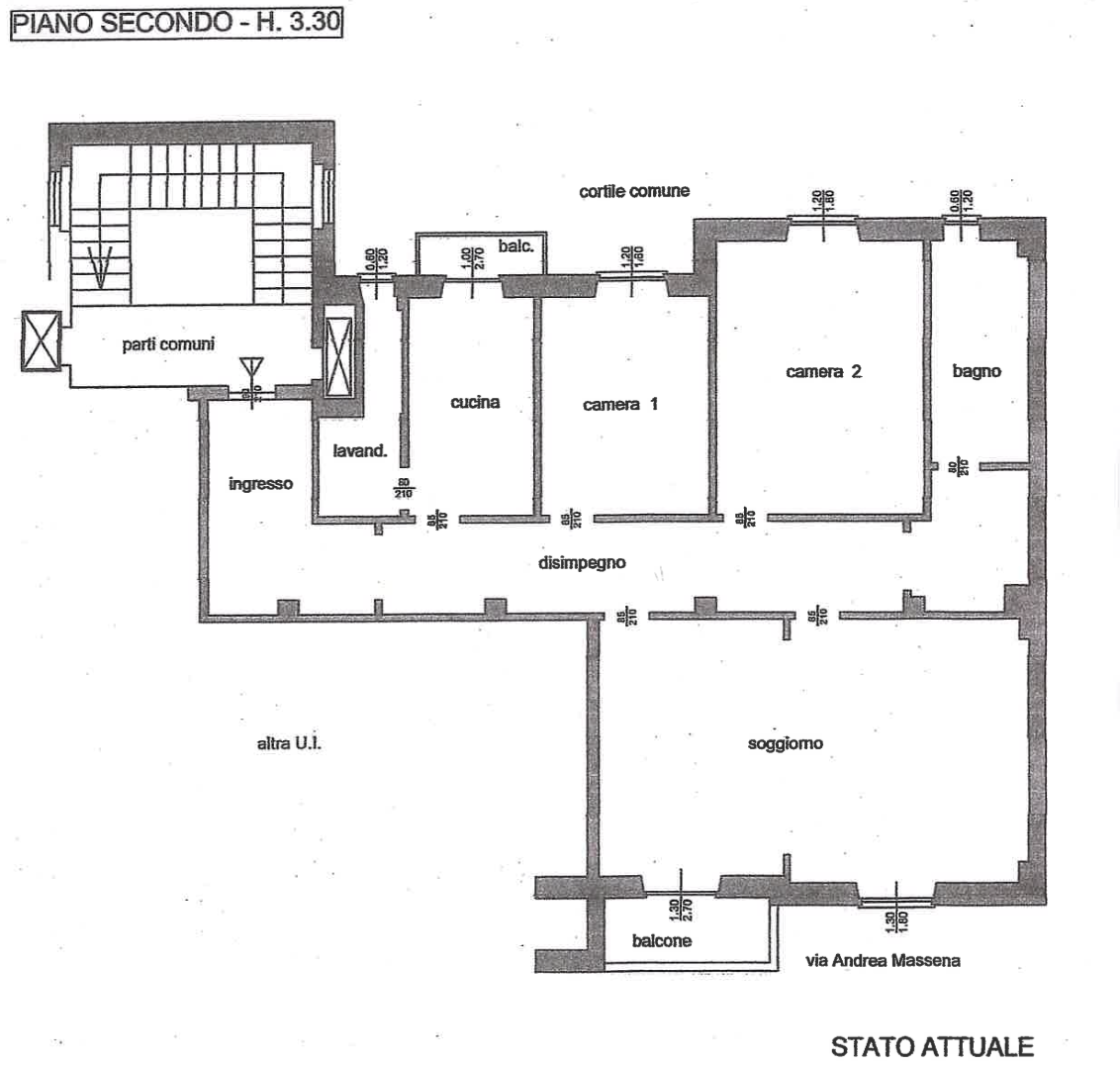 Planimetria 1 Immobile Rif: 450704