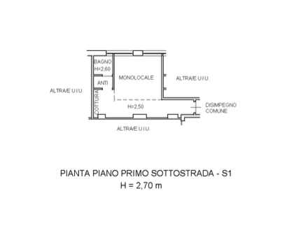 Planimetria 1 Immobile Rif: 450405