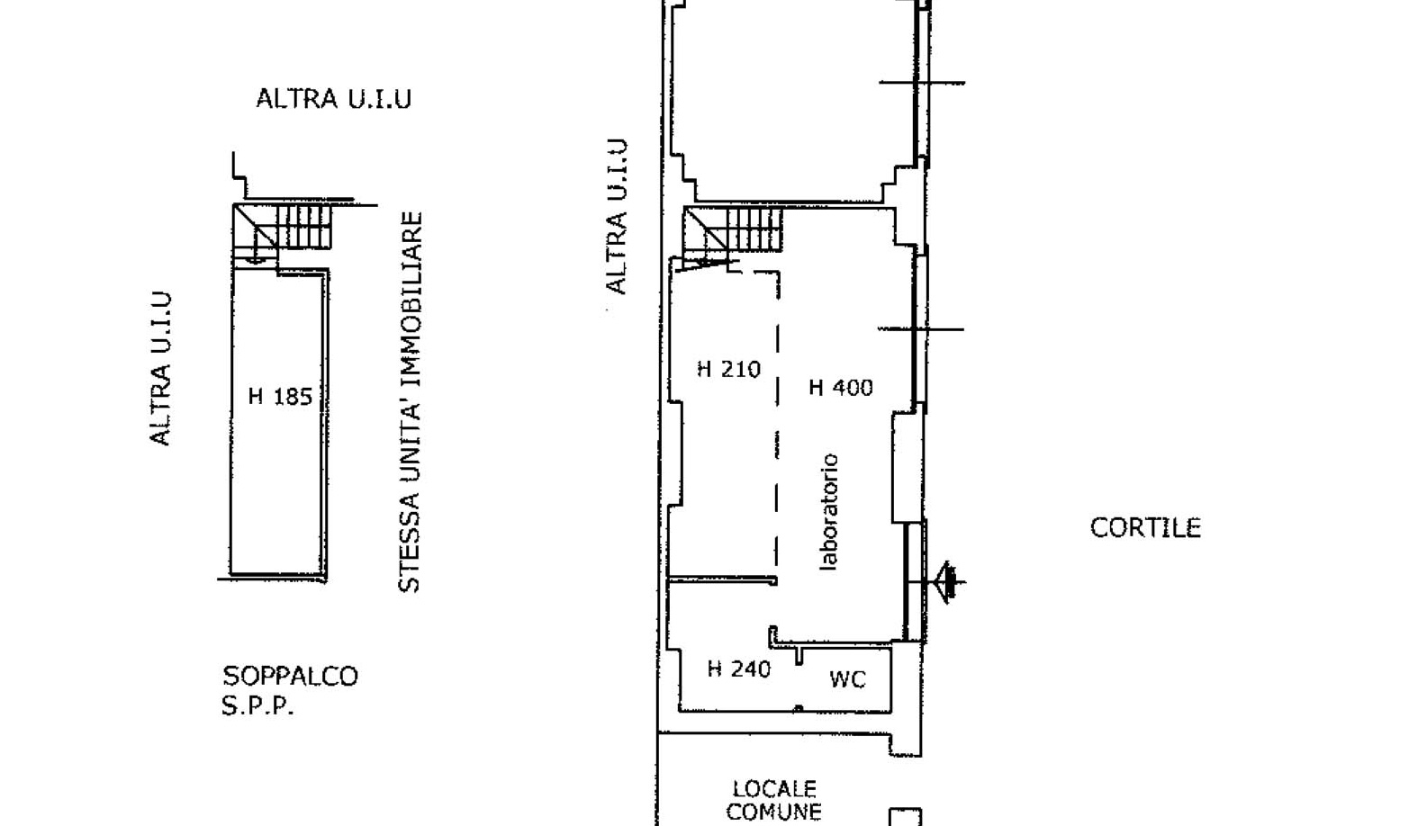 Planimetria 1 Immobile Rif: 460409