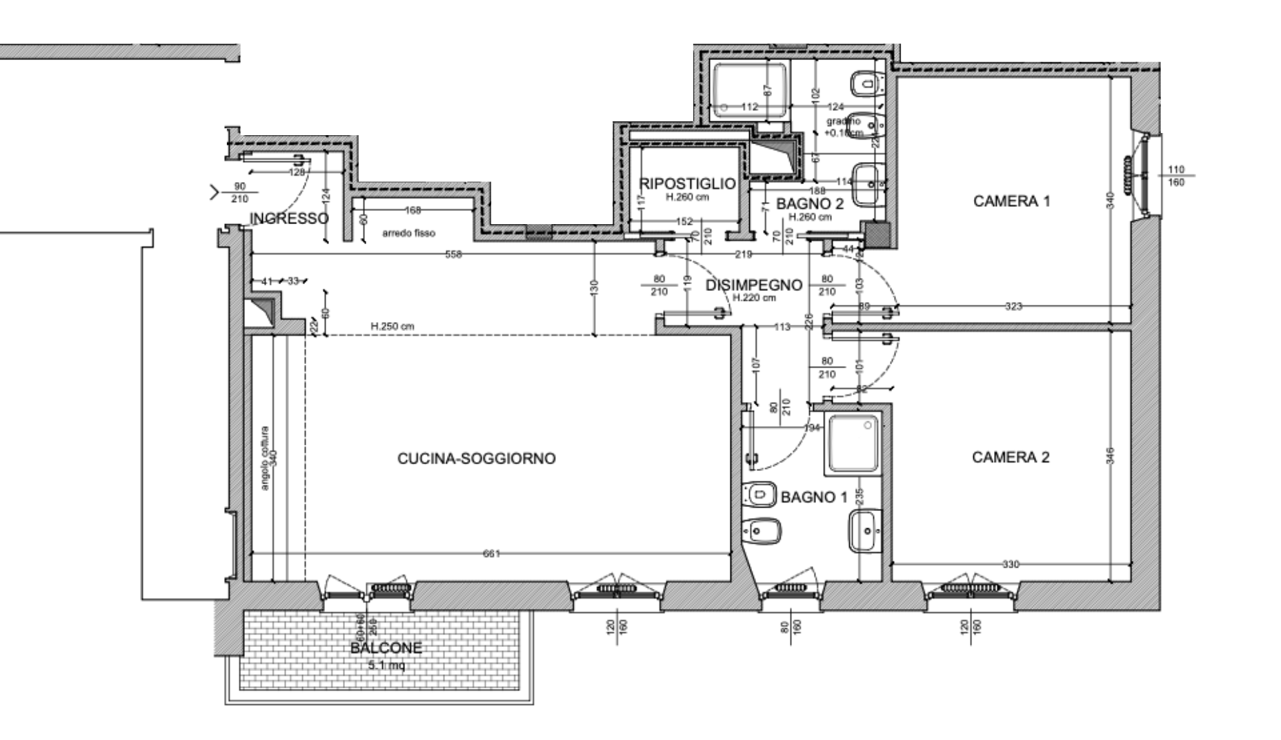 Planimetria 1 Immobile Rif: 460512