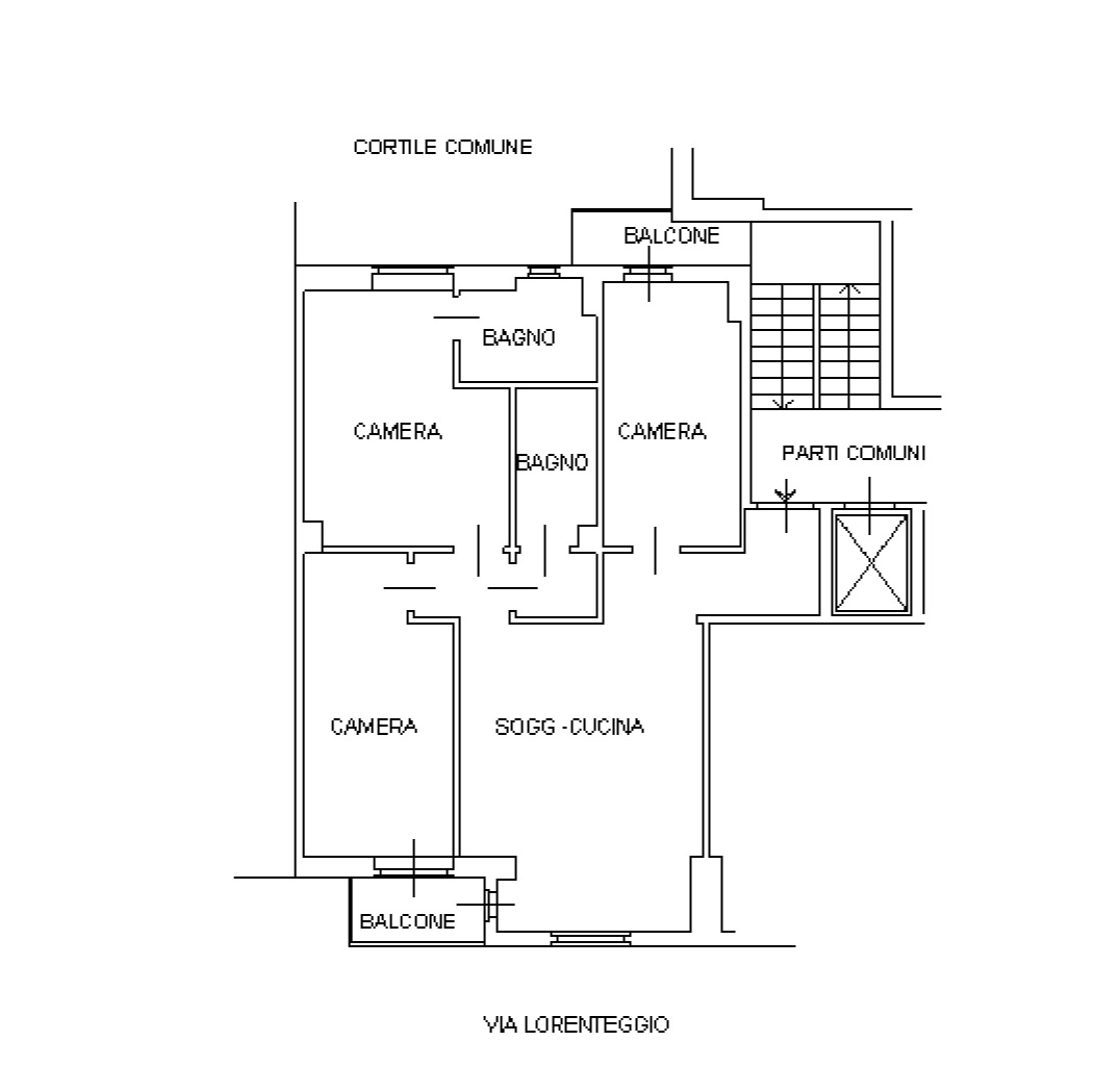 Planimetria 1 Immobile Rif: 460408