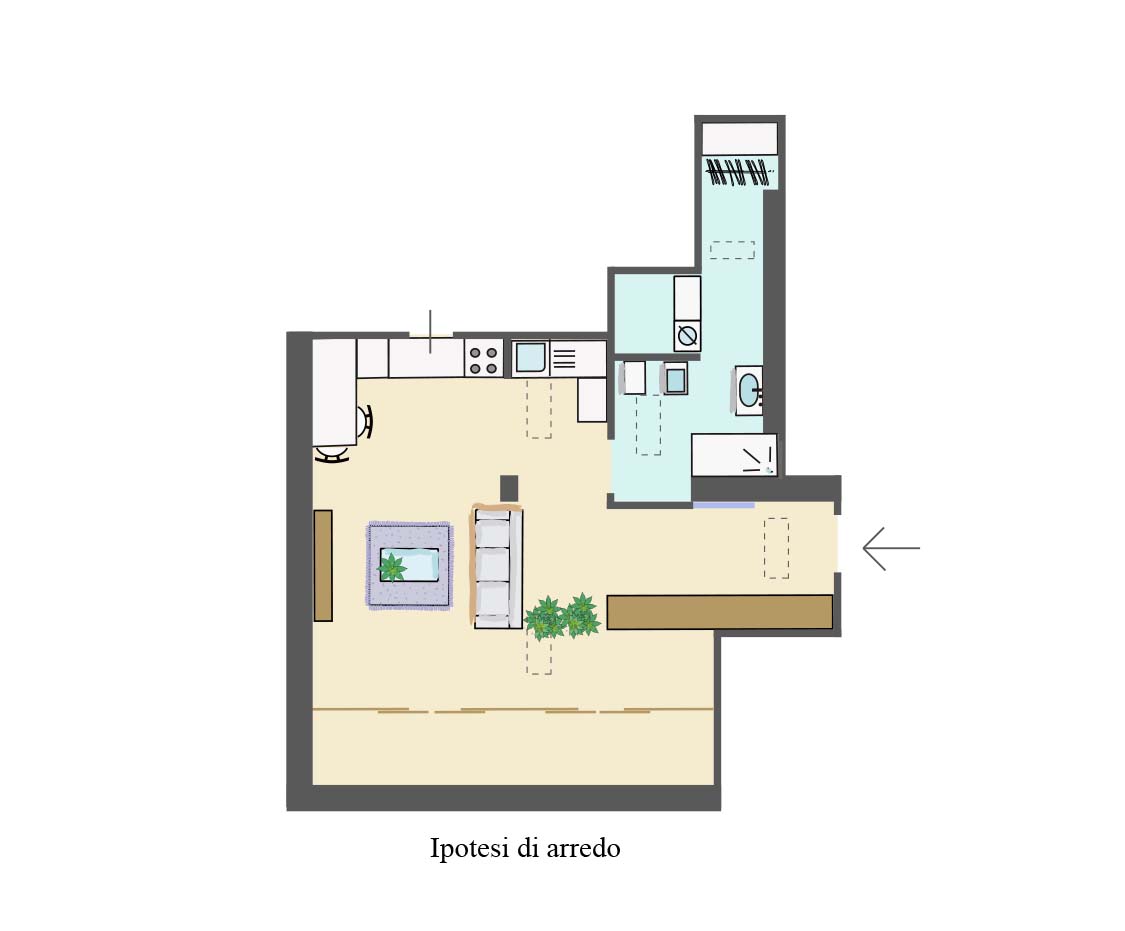 Planimetria 1 Immobile Rif: 450514