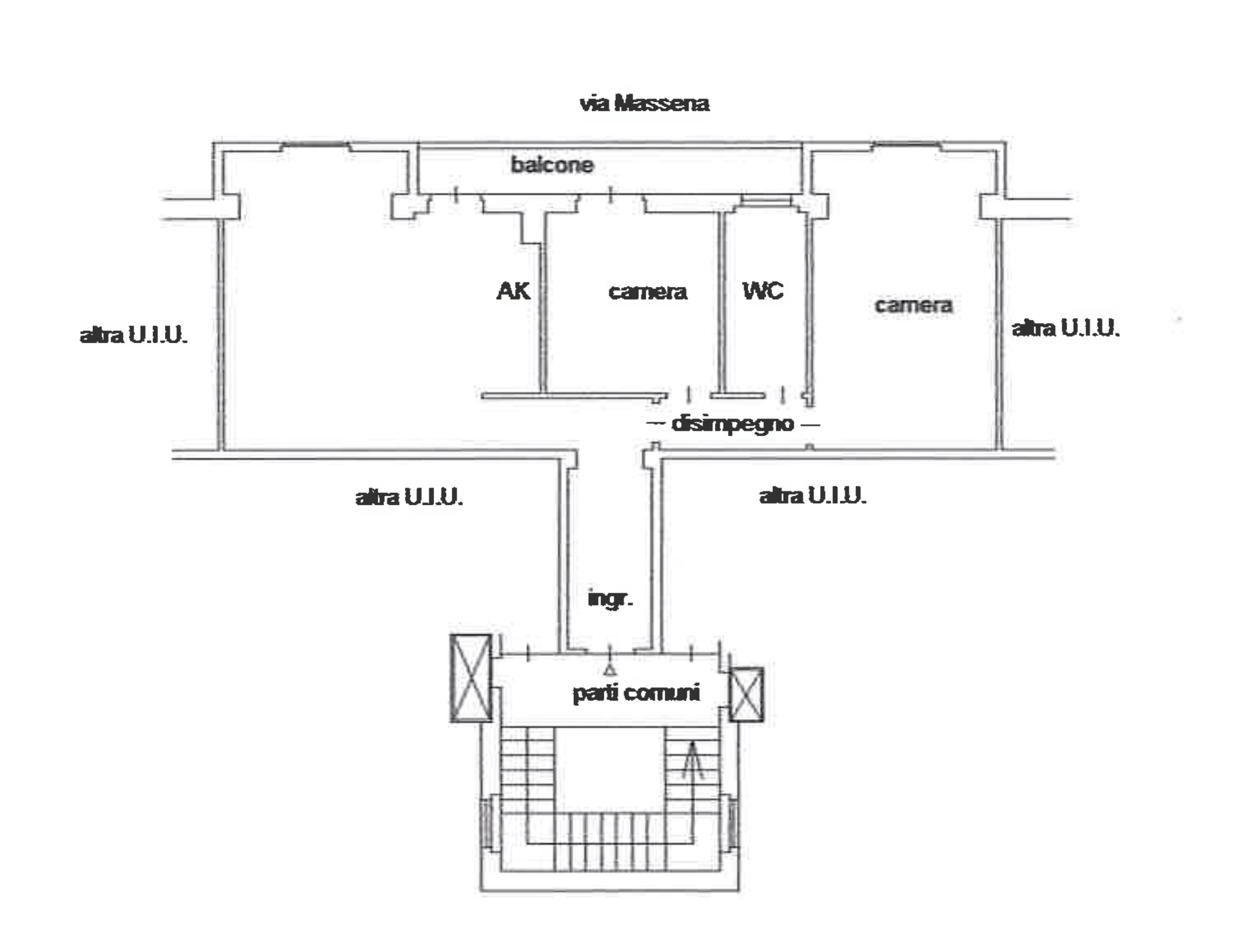 Planimetria 1 Immobile Rif: 431215