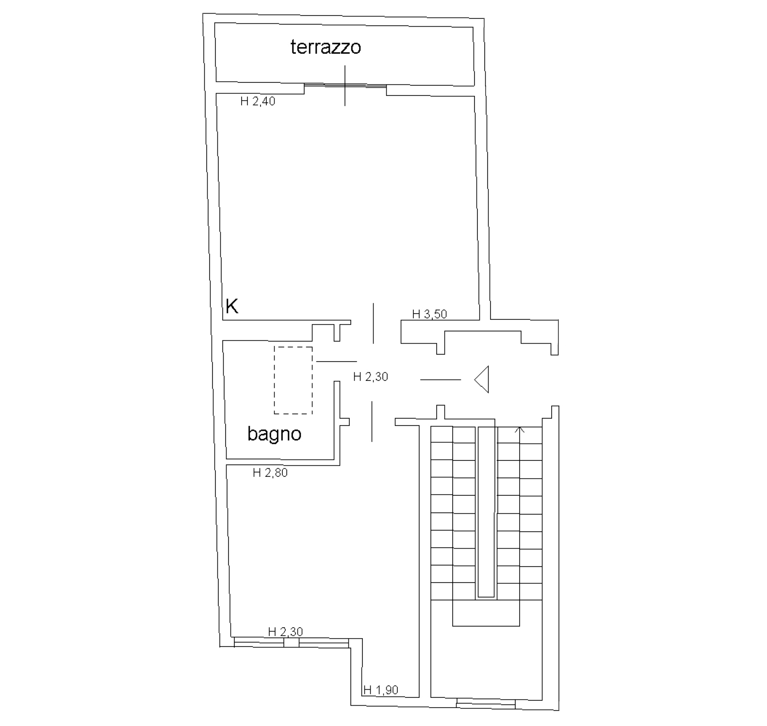 Planimetria 1 Immobile Rif: 451007