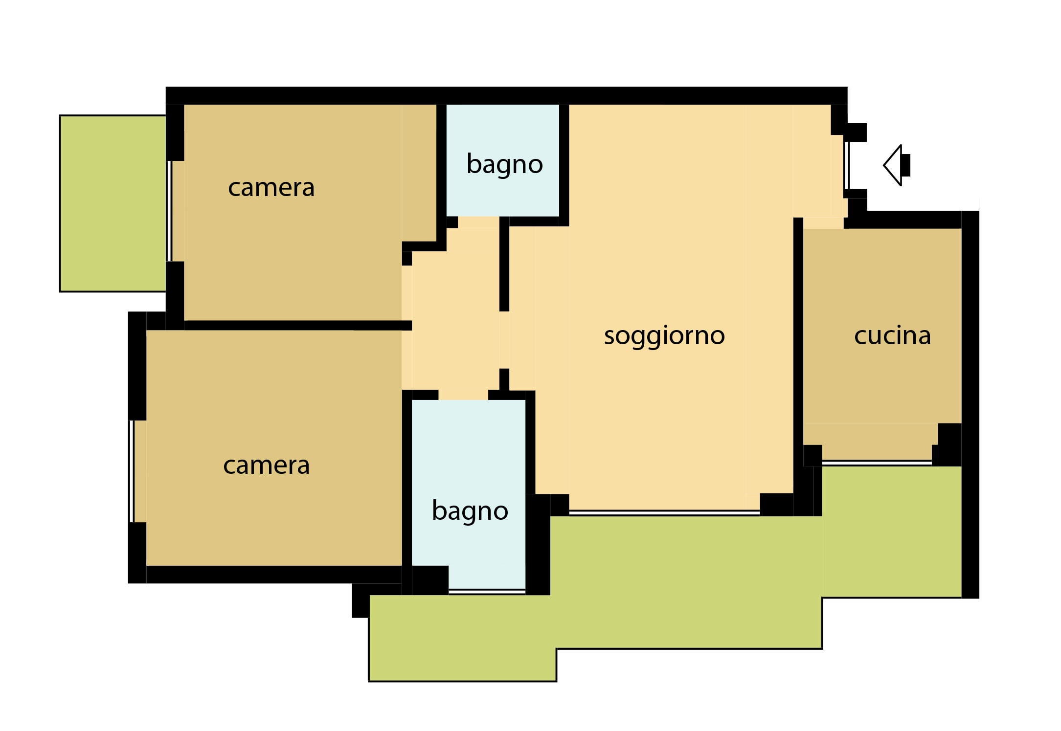 Planimetria 1 Immobile Rif: 451104