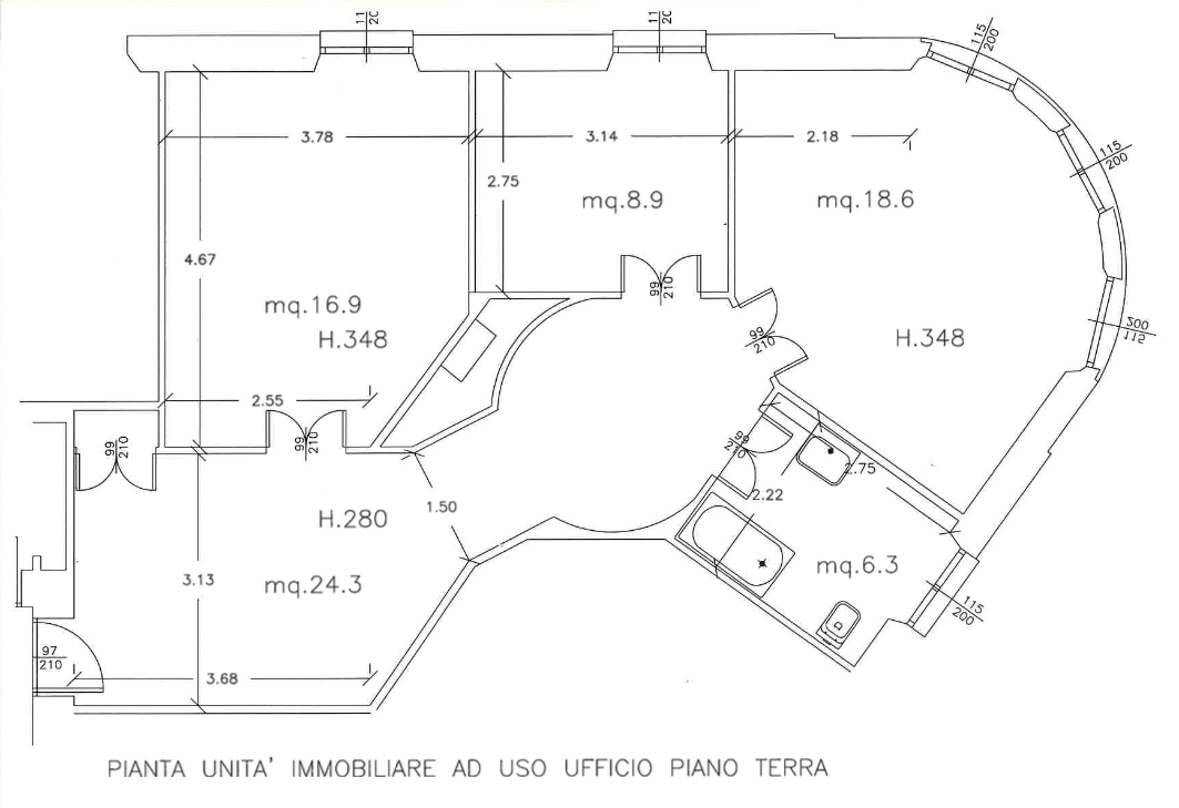Planimetria 1 Immobile Rif: 461015