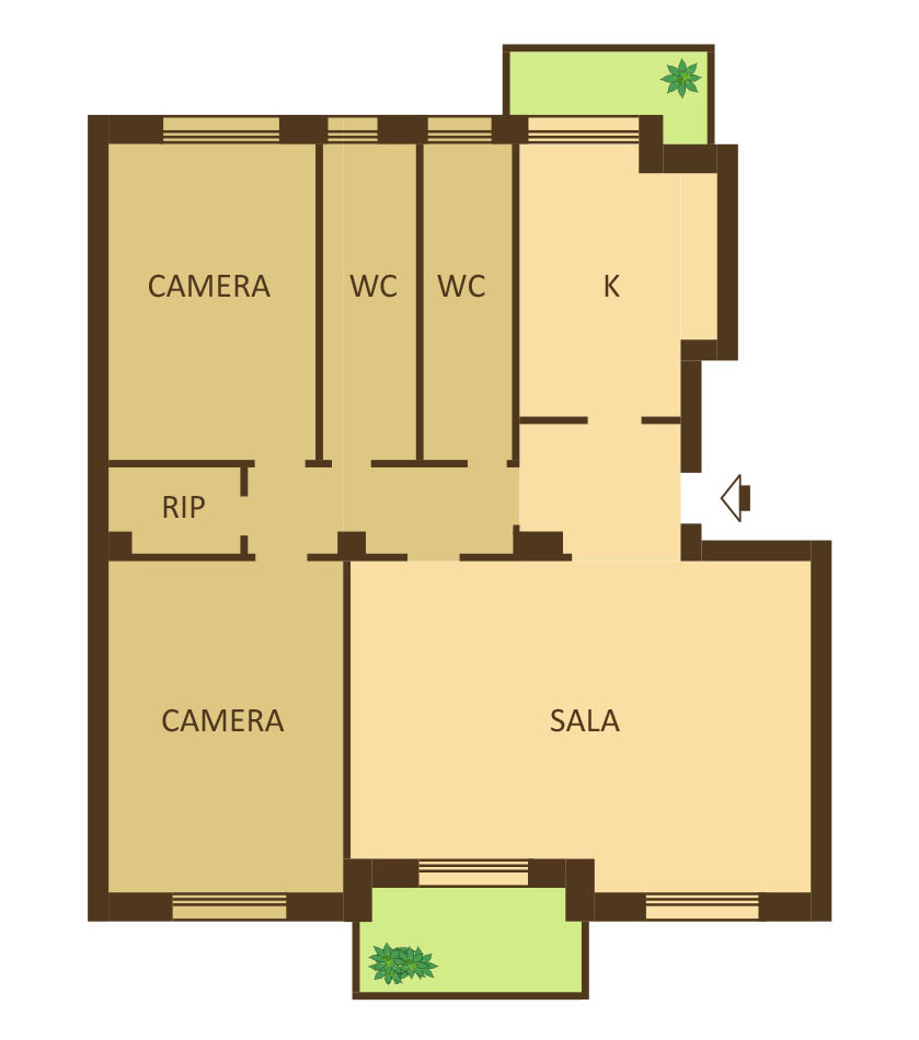 Planimetria 1 Immobile Rif: 460911